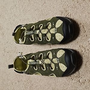 Lands' End - Olive Green - Trek Sneaker Sandal - 11 wide - brand new - slip in